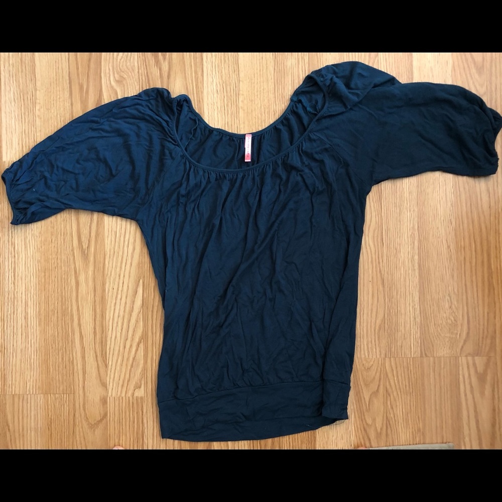 Dark blue top
